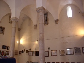 Tomar synagogue built around 1460. 12 columns for the 12 tribes